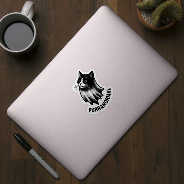 Purranormal Paranormal Cat Halloween by The WYLD Tribe